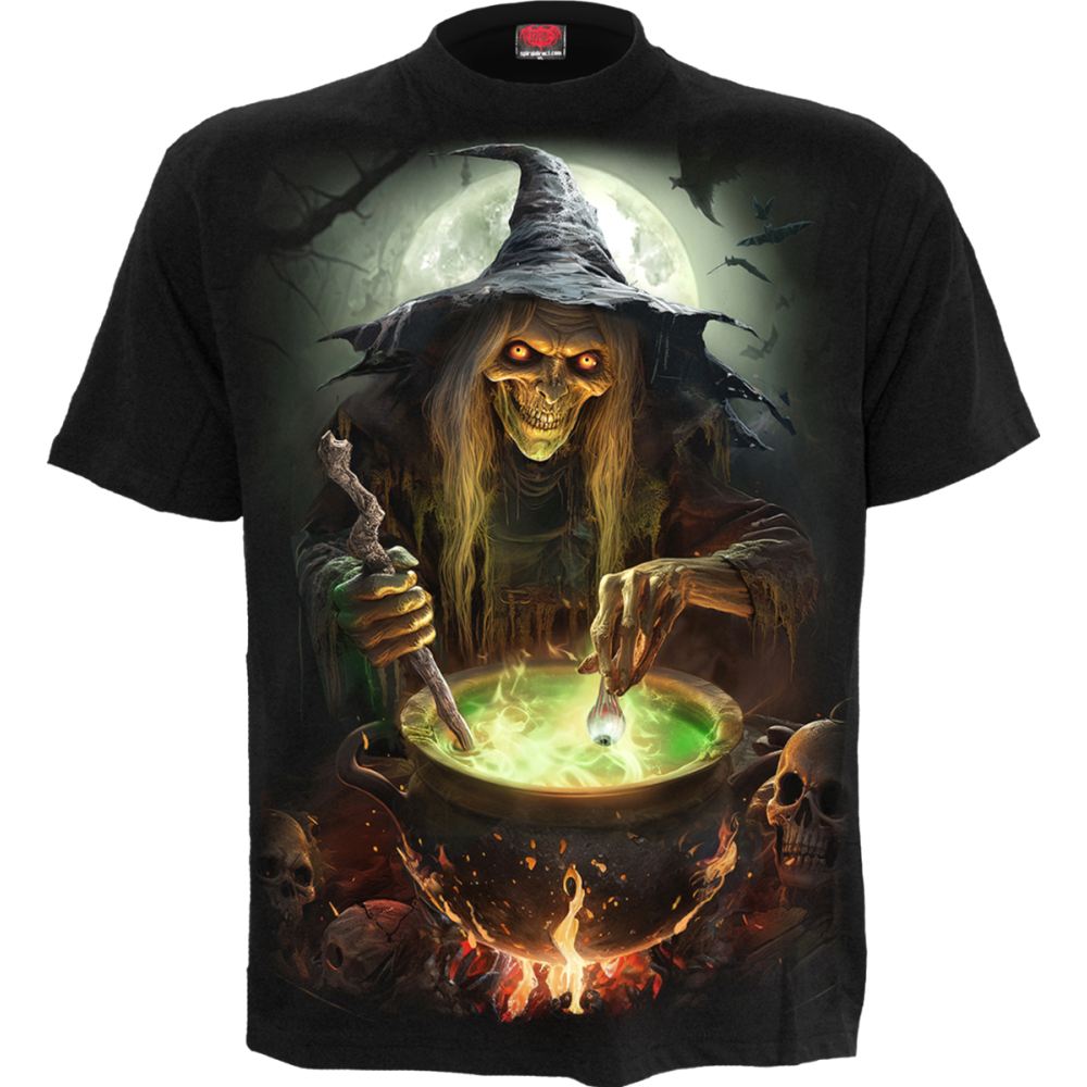 Spiral - Witch'S Brew Mens T-shirt - Black